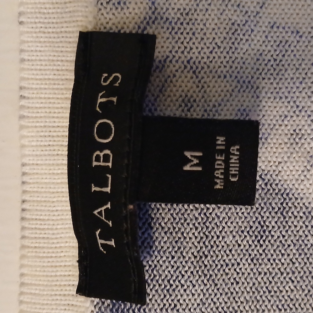 Talbots Multicolor Paisley Sweater - Picture 2 of 3